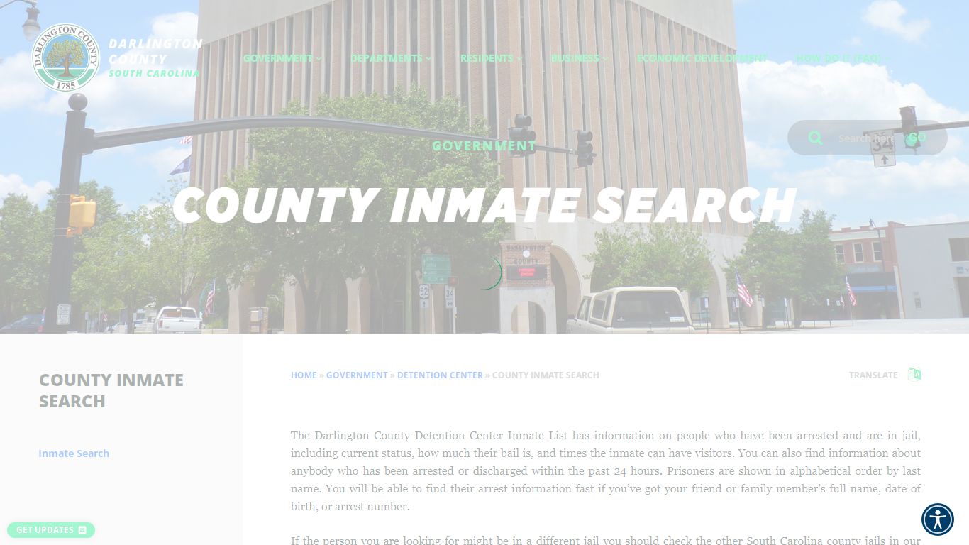 Welcome to Darlington County, South Carolina